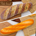 Meiwlong 5pcs Set,Realistic Fake Bread Artificial Bread for Display, Fake French Baguette Loaf of Bread Prop for Bakery