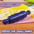2 Set 4 Ready Learn Paint and Dough Texture Rollers | of | Patterned Rolling Pins for Kids | Play Dough Accessories