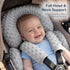 2-in-1 Pro Goleem Infant Car Seat Head Neck Body Support, Ultra-Soft Minky and Microfiber Newborn Car Seat Insert