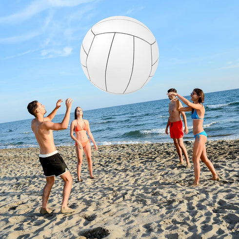 Libima 27 Inch Giant Inflatable Volleyball - Large Beach Volleyball for Outdoor Activity Games Sports Themed Party