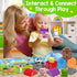 KMUYSL Learning Toys for 1-3 Year Old - 20 Pcs Animals Toy for Counting Skill and Color Matching Gift