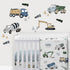 Sweet Jojo Designs Construction Truck Large Peel and Stick Wall Decal Stickers