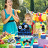 31 Piece Video Game Happy Birthday Cupcake Toppers, Gaming Theme Party Decorations for Kids