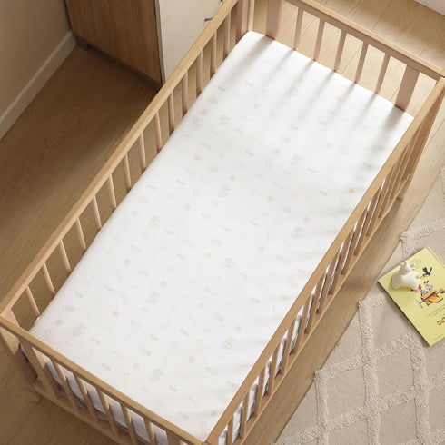The Homistry 3-Piece Set Set The Hmistry Crib Bedding for Boys & Girls - Reversible Quilt, Fitted Sheet, Crib Skirt
