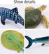 TOYMANY 24pcs Mini Ocean Animal Figurines, Realistic Cake Toppers with Sharks, Whales & Octopus for Kids' Parties and