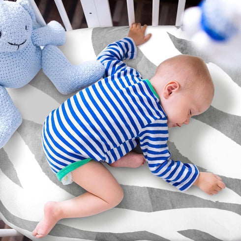 4 Rtteri Pcs Baby Bassinet Sheets Soft Fitted for Baby Boys Girls Soft Cotton Animals Bassinet Sheet Cover Safe Comfort