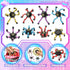 24 Pack ShyLizard Valentine's Day Cards for Kids with Fidget Spinners, Valentines Day Gifts for Kids, Deformable Robot
