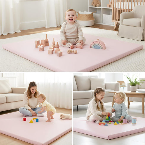 50x50x1 Tummy Motherly Haven Play Mat Cover Only Fits Rollable Foam Floor Mat for Babies Waterproof, Easy to Clean