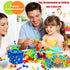 165Pcs 3 4 5 6 Genius Suckers Suction Cup Toys, Bath Sensory Toys for Kids, Colorful Building Toys Party Favor Gift