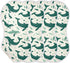 siphylline Set 2, 22x11in Emerald Green Playful Whale Cotton Muslin Burp Cloth Breathable Milk Spit Up Cloth for Gender