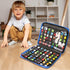 Toy Car Organizer Carrying Case for Matchbox Cars, Portable Container Holder for 52 Toy Car Storage (Black)
