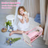 Baby Doll Crib Toy Wooden Play Rocking Cradle with Mattress Pillow & Blanket for 18” Doll
