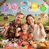 EZdhuawuse 301Pcs Summer Farm Animals Sensory Bin Fillers - Fine Motor Toys Sorting Stacking Toys for Kids, Felt Pig