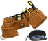 SparkJump Kids Brown Tool Belt, Adjustable Tool Belt for Toddlers and Kids,