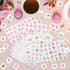 Shappy 35 Pieces Tea Party Bingo Game - 24 Players Floral Cards for Kids Family School Activities