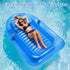 MoKo Pool Floats Adult, Large Floating Bed with Ice Bar, Tanning Bed Pool Raft Inflatable Lounger with Drink Holder