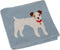 Creative Co-Op Cotton Knit Baby Blanket with Terrior Dogs, 40" L x