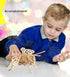 Puzzled 3D Puzzle Honeybee Wood Craft Model Kit - Unique Educational DIY Wooden Insect Toy to Build & Paint, 32pcs