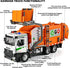 NOVAFUSION 4-7Orange Front Loader Arm Toy Garbage Truck with Auto Lift Function,Diecast Garbage Truck Metal