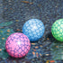 FUTUREPLUSX 4PCS Mermaid Beach Balls, 10 Inch Inflatable Pool Party Decorations for Girls