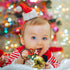 Christmas Baby Silicone Teether Christmas Tree and Bear Teething Ring Christmas Teething Toys Toddler Teething Chew