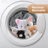 3 3 PREXTEX Plush Cat Toys Stuffed Animal with Cats Baby Stuffed Animals - Big Cat Zippers Little Plush Baby Kittens