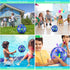 Soccer Ball for Boys Girls 4 to 6, Dinosaur Size 3 Small Cute Soccer Toy for Outdoor Indoor Game with Pump (Blue