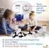 2Pepers (2 Pack), DIY Fairy and Unicorn Nightlight Craft Kit Fairy Lantern Jars Arts and Crafts for Girls, Make Your