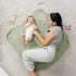 Comfy Cubs 3 Pack, 3-6 Easy Swaddle Blanket, Large for Months Infants and Muslin Baby Blanket Bundled