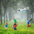 BooTaa 4 Pack Toy Airplanes - 17.5" Large Throwing Foam Planes with 2 Flight Modes, Outdoor Sport Game Toys