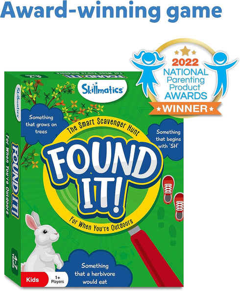 Skillmatics Card Game - Found It Outdoor Scavenger Hunt for Kids, Boys, Girls & Families Educational Toys