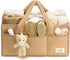 PeraBella Baby Diaper Caddy Organizer - Portable Storage Basket for Diapers, Wipes, Nursery, Car, Baby Shower Gift