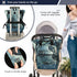 SUABO Backpack Baby Diaper Bag Ball in The Net Pictogram Large Bag Waterproof Travel Diaper Bags for Moms and Dads