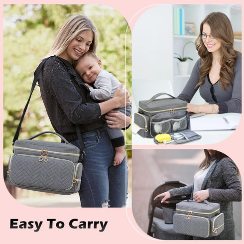 S1 S2 Pack Breast Pump Bag Fit for Spectra and - Pumping Bag with Ice & Waterproof Mat, Portable Breast Pump Storage