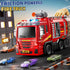 1-3, 1-3 3-5, 6 3-9 Fire Trucks for Toddlers Firetruck Toys for Toddlers Folded Carrier Truck Race Track with Racing