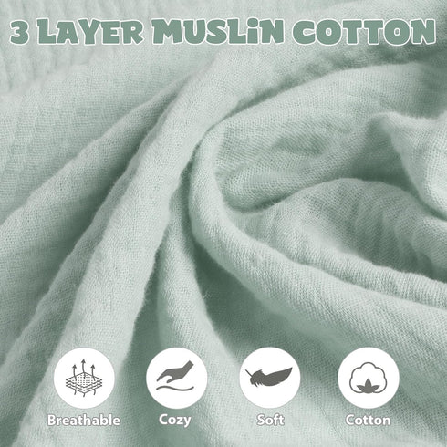 Muslin Car Seat Cover for Babies, Baby Carseat Cover for Boys Girls, Lightweight Infant Car Seat Canopy, Breathable