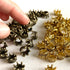 Dollhouse Mini Crown - Metal Miniature Crown Accessories for Dolls (5PCS)