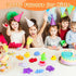 120 Pack VISCOO Squishy Toys, Easter Basket Stuffers, Mochi Squishy Bulk Party Favors for Kids, Treasure Box Toys