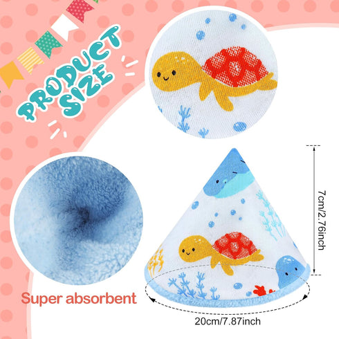 10 Timgle Pcs Coral Velvet Pee Covers Baby Boy, Strong Water Absorption Pee Shield for Baby Boy, Reusable Diaper