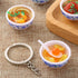 10 Pieces Mini Toy Food Miniatures Chinese Play Food Blue and White Pottery Sweet Soup Syrup Noodle Bowls for Kitchen