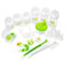 Avima Newborn Baby Bottle Starter Set - Anti-Colic Wide Neck Bottles with Slow and Medium Flow Nipples, 22 Piece