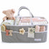 Lily Miles Baby Diaper Caddy - Organizer Tote Bag for Baby Girl