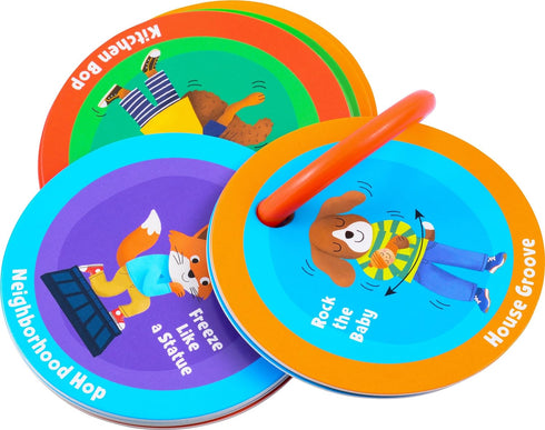 3+, MOLLYBEE KIDS Preschool Dance Party Cards Everyday Moves, Gifts for Ages Toddler Travel Game and Activity