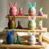 ZIFMDYE 3D Eggs,3D (6PCS) Printed Easter Eggs with Bunny Inside,Easter Surprise Rabbit Printed Animals, Easter Basket