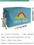FANKANG Rectangular Laundry Basket - Nursery Storage Fabric Bin Hamper, Gift Baskets (Single Dinosaur)