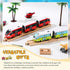 Pack 8 Packs (2 Liliful of Wood Train Track Expansion Compatible with Most Train Tracks Sizes,Mixed Straight)