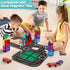 Set 50 3+ Playmags Magnetic Tiles Road - Pcs STEM Educational Construction Toy Car Track, Building Blocks Magnet Toys