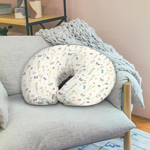 Hechitok Flower Nursing Pillow Cover, Premium Quality Soft Breast Feeding Pillow Covers Great for Breastfeeding Moms