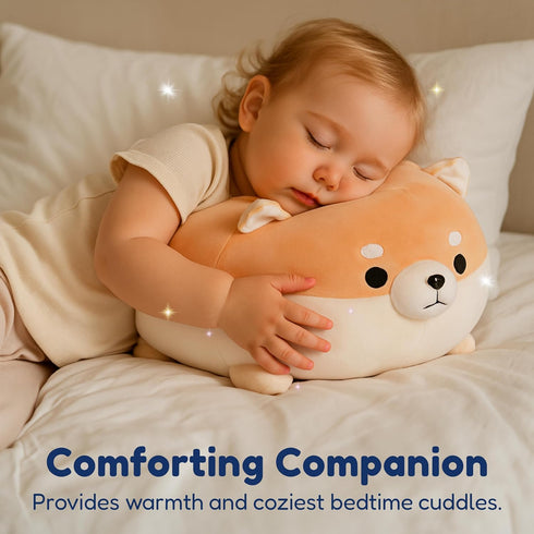 Mommy 4 Set 3-8 PixieCrush Stuffed Dog Toy - Cute Plushies Shiba Inu with Puppies - Adorable Plush Pillow