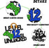 Level 12th Unlocked Cake Topper, Happy 12th Birthday Cake Decoration, Video Game Controller Theme Party Supplies